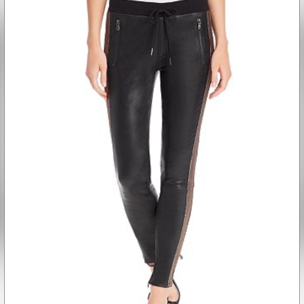Pam & Gela Black leather pant - Picture 2 of 7